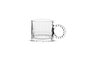 Hermia GL9172GCL x 2 Juego de Tazas de Café de Vidrio con Asas, 6 Unidades, Transparente